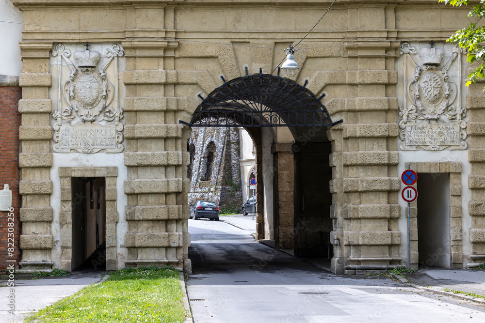 Old St. Paul's Gate or Paulustor in Graz, Austria