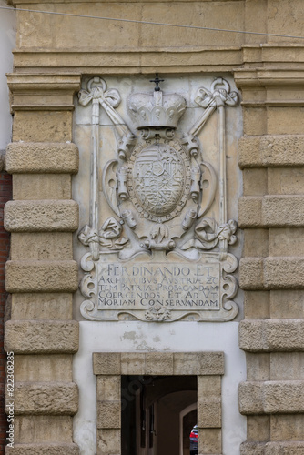 Obraz na płótnie Old St. Paul's Gate or Paulustor in Graz, Austria w salonie