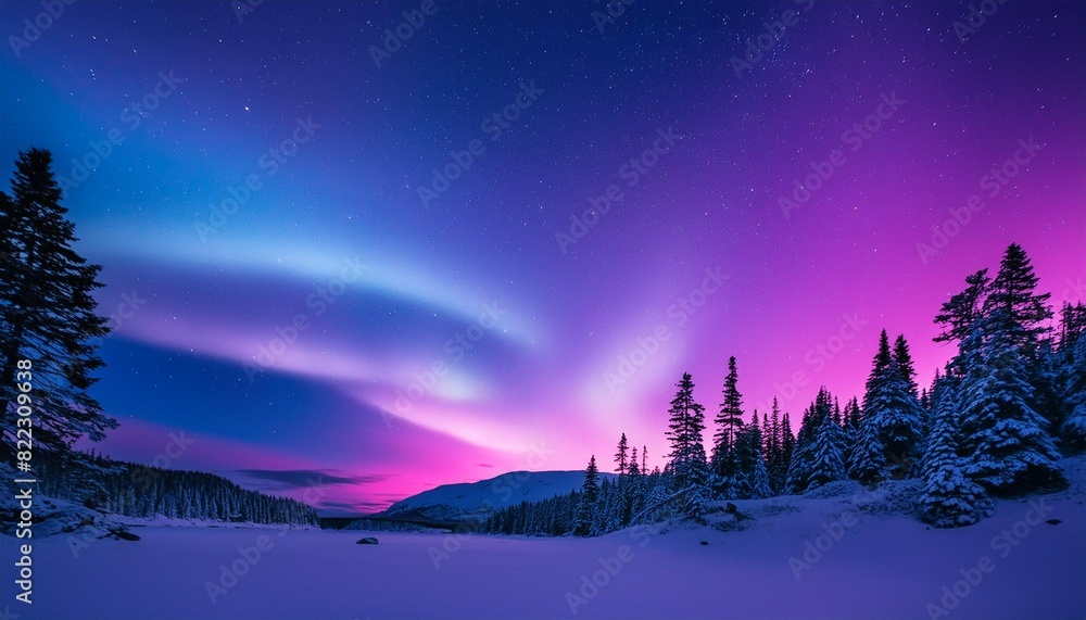 Fototapeta premium Stunning Aurora Borealis/Northern Lights
