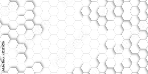 White hexagonal background. Luxury white pattern. Vector Illustration. 3D futuristic abstract honeycomb mosaic white background. geometric mesh cell texture. modern futuristic wallpaper.