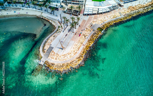 Aerial view of Salou, Costa Dorada , Spain photo