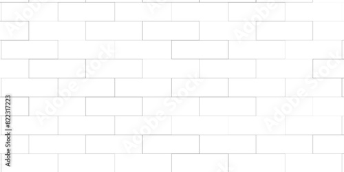 White grunge brick wall texture background for stone tile block painted in grey color wallpaper modern interior and exterior and room backdrop design