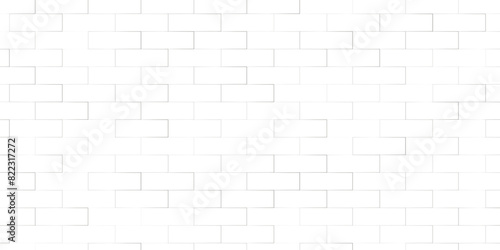 White brick wall seamless pattern.  photo