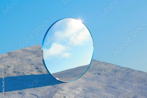 Sky Mirror: Tranquility and Reflection Merge