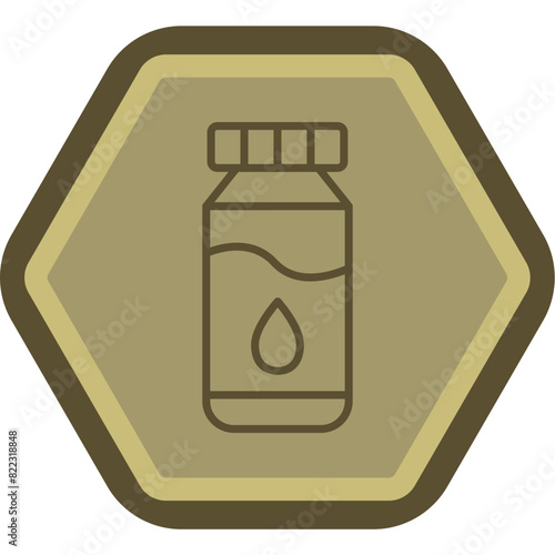 Syrup Line Polygon Icon