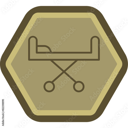 Stretcher Line Polygon Icon