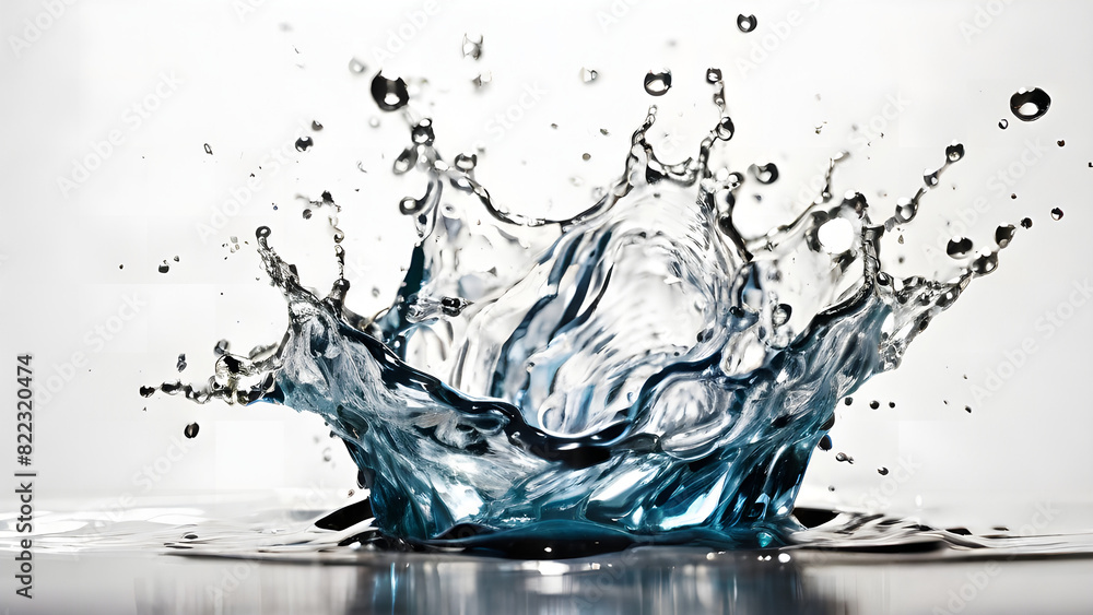 water splash on white background water splash on white background