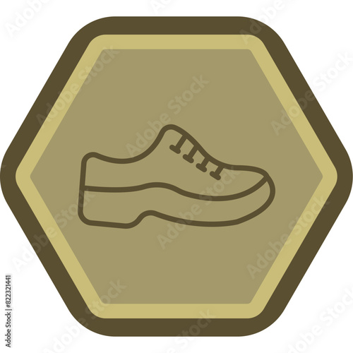 Acrobat Line Polygon Icon