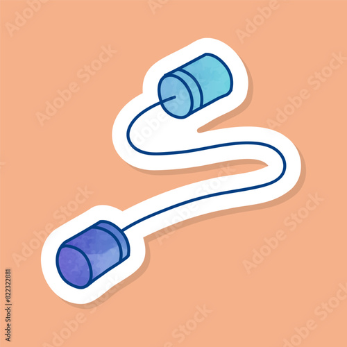 Communication intercepting color sticker