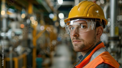 A male industrial engineer wearing safty halmet UHD wallpaper