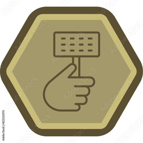 Supporter Line Polygon Icon