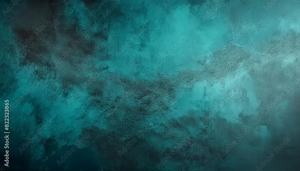 Obraz premium turquoise concrete wall