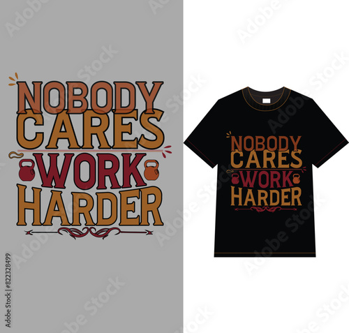 Gym and fitness t shirt design