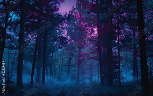 Enchanted Forest at Twilight