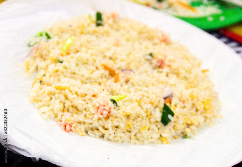 Boiled rice with the addition of vegetables. Sri Lanka Cuisine Boiled rice with the addition of vegetables. Sri Lanka Cuisine
