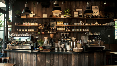 interior of a old bar  old cafe  vintage cafe