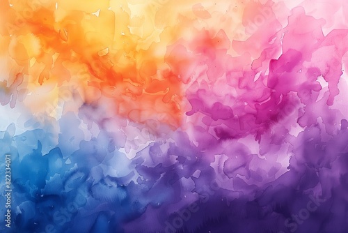 Colorful watercolor stains for artistic and creative backgrounds