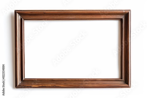 simple classy picture frame on a white background © Cheetose