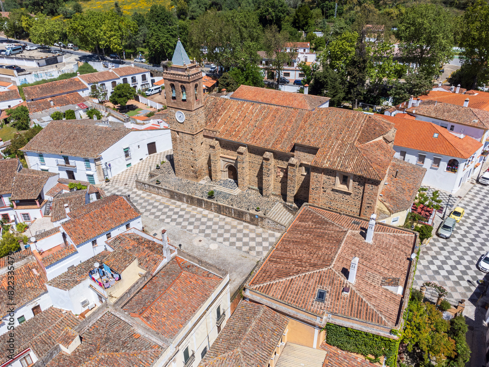 St. Martin's Church, Almonaster la Real , Huelva, Andalusia, Spain St. Martin's Church, Almonaster la Real , Huelva, Andalusia, Spain
