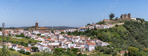 Cortegana Castle, fortress of medieval origin, Huelva, Andalusia, Spain