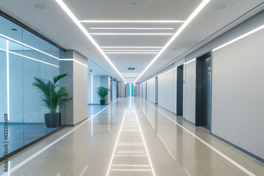 Fototapeta premium corridor in modern office