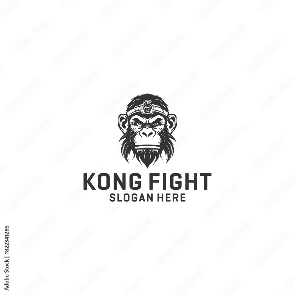 Cool ape logo vector illustration Cool ape logo vector illustration