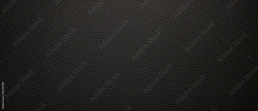 Black leather texture as background.Generative AI Black leather texture as background.Generative AI