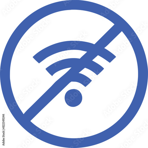 ban application using wifi, icon