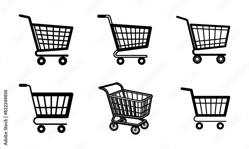 A Set of Shopping Cart A Set of Shopping Cart