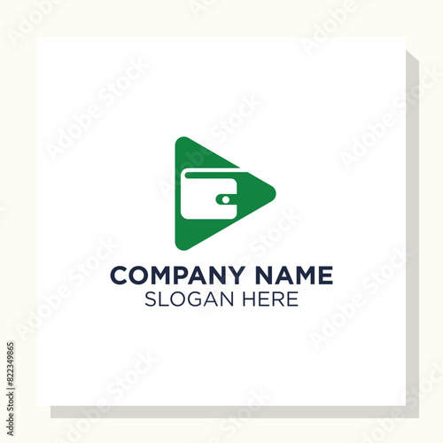 smart wallet logo design concept, payment logo design inspiration, technology and business logo