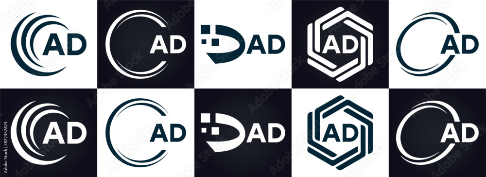 AD logo. A D design. White AD letter. AD, A D letter logo design. A D letter logo design in FIVE, FOUR, THREE, style. letter logo set in one artboard. A D letter logo vector design.
AD logo. A D design. White AD letter. AD, A D letter logo design. A D letter logo design in FIVE, FOUR, THREE, style. letter logo set in one artboard. A D letter logo vector design.