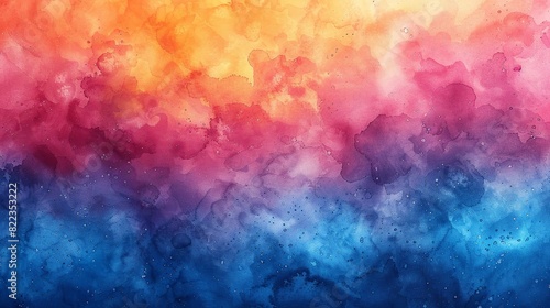 Background illustration  Watercolor splash with bold colors and dynamic patterns  creating an abstract and artistic background suitable for creative projects. Illustration image 