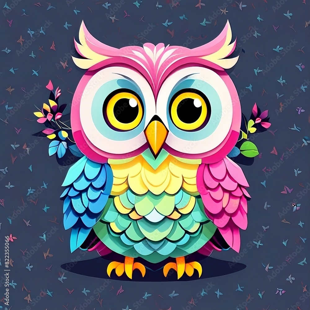 Obraz premium owl on a branch