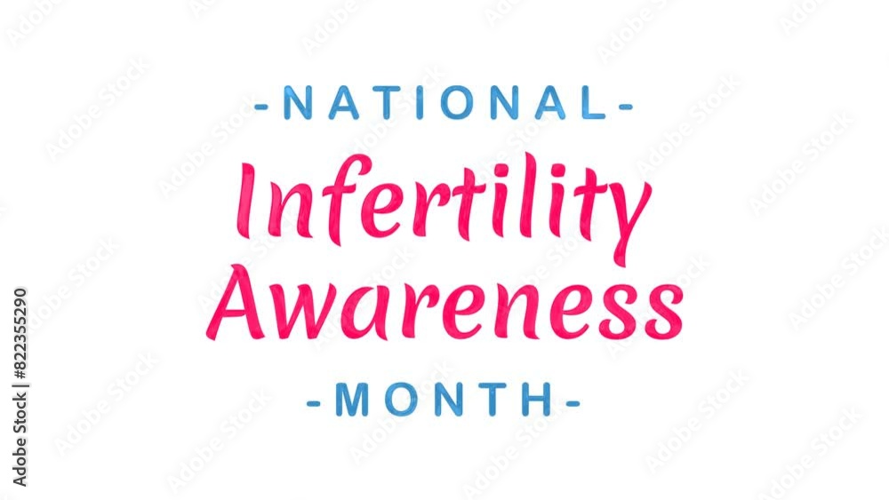 National Infertility Awareness Month Text Animation. Great for National Infertility Awareness Month Celebrations with transparent background, for banner, social media feed wallpaper stories National Infertility Awareness Month Text Animation. Great for National Infertility Awareness Month Celebrations with transparent background, for banner, social media feed wallpaper stories