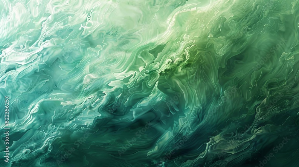 emerald waves a soothing blend of green and blue hues abstract background emerald waves a soothing blend of green and blue hues abstract background
