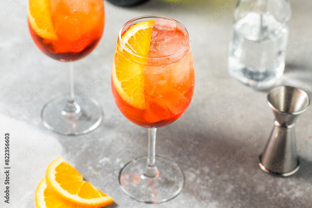 Cold Refreshing Boozy Aperol Spritz Cocktail Cold Refreshing Boozy Aperol Spritz Cocktail