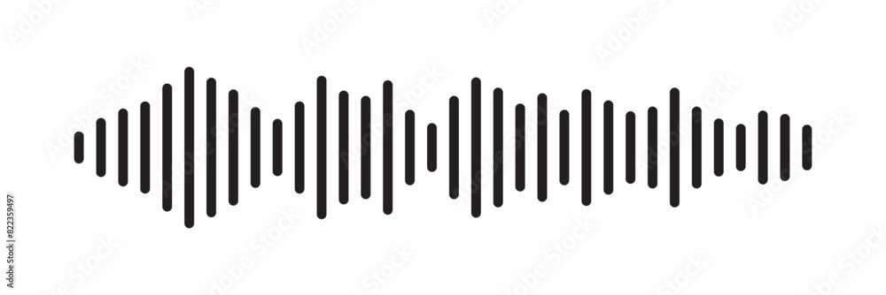 Audio wave set. Voice record icon set. Podcast sound waves set. Sound wave icon set. Vector illustration Audio wave set. Voice record icon set. Podcast sound waves set. Sound wave icon set. Vector illustration