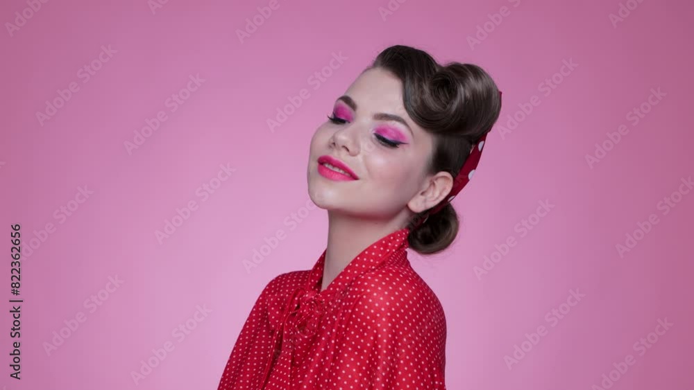 Young beautiful woman with a beautiful hairstyle and bright makeup. Professional makeup and facial care. Young beautiful woman with a beautiful hairstyle and bright makeup. Professional makeup and facial care.