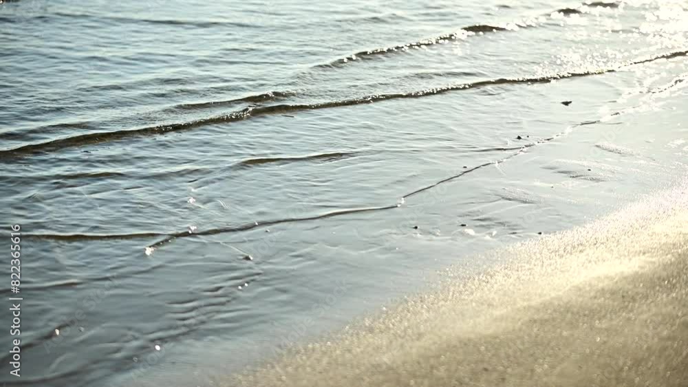 砂浜と波 砂浜と波