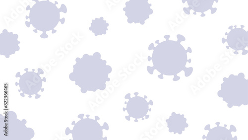 ウイルスのシンプルな背景_16:9