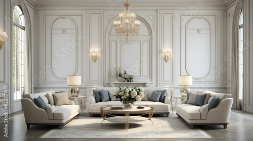 Luxury living room UHD wallpaper