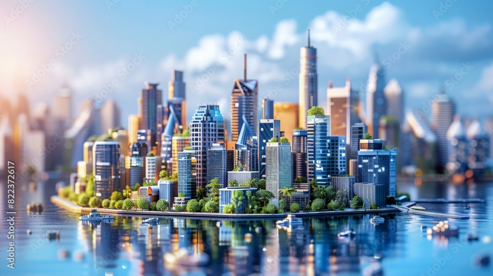 Obraz premium Smart City