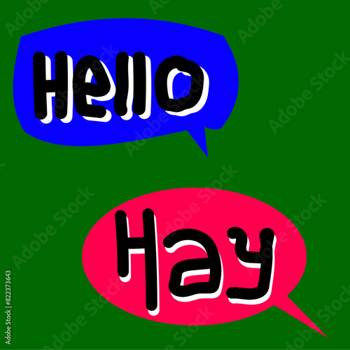 115 text hello and hay
