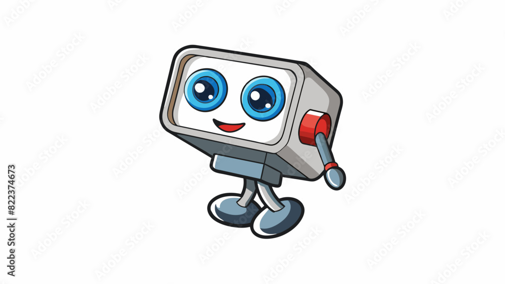 A blinking LED light on a security camera Signal is a pulsing intermittent light source used to indicate the cameras active recording status.. Cartoon Vector A blinking LED light on a security camera Signal is a pulsing intermittent light source used to indicate the cameras active recording status.. Cartoon Vector