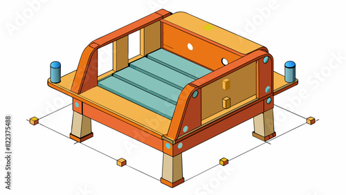 A furniture model is a small threedimensional representation of a piece of furniture. It may have movable parts and be made out of wood or plastic.. Cartoon Vector
