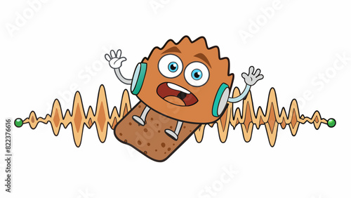 A raspy gravelly voice that crackles with intensity and grit like the sound of tires crunching over rough gravel.. Cartoon Vector