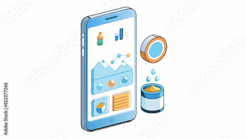 A software development project A team of programmers will work together to create a mobile application that helps users track their daily water. Cartoon Vector