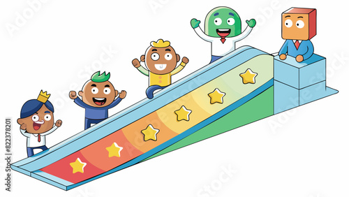 Characteristics Implemented for fairness and inclusivity encourages patience and cooperation applies to specific activity or object the slide.. Cartoon Vector