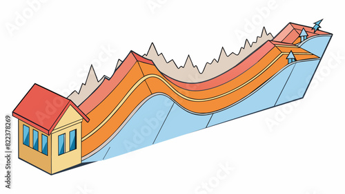 Earthquake Waves When an earthquake occurs it sends out shock waves that travel through the earth. These waves have a much longer wavelength than. Cartoon Vector