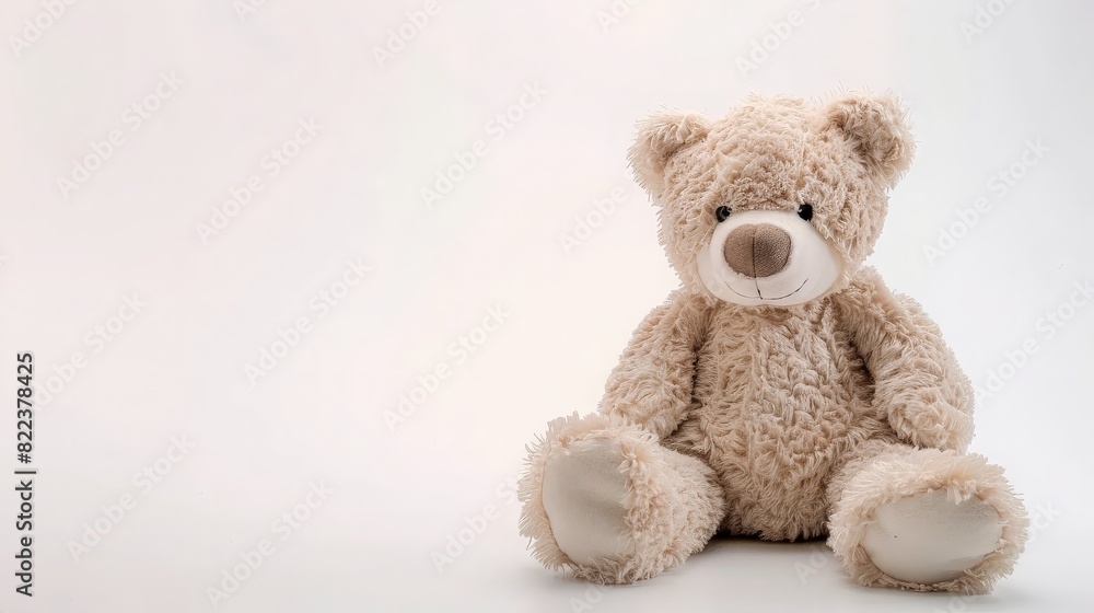 Obraz premium Cute teddy bear isolated on white background. generative ai